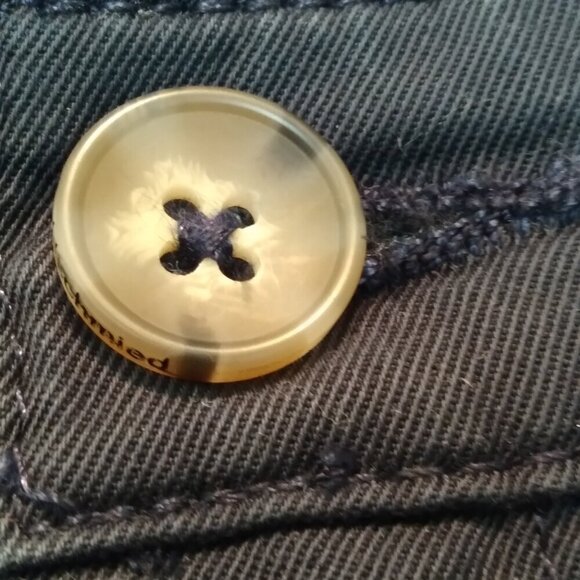 AG  "Slim Khaki Crop"  'Skinny Straight' Navy  Pedal Pusher Capri Pants Sz 23R - Picture 7 of 11